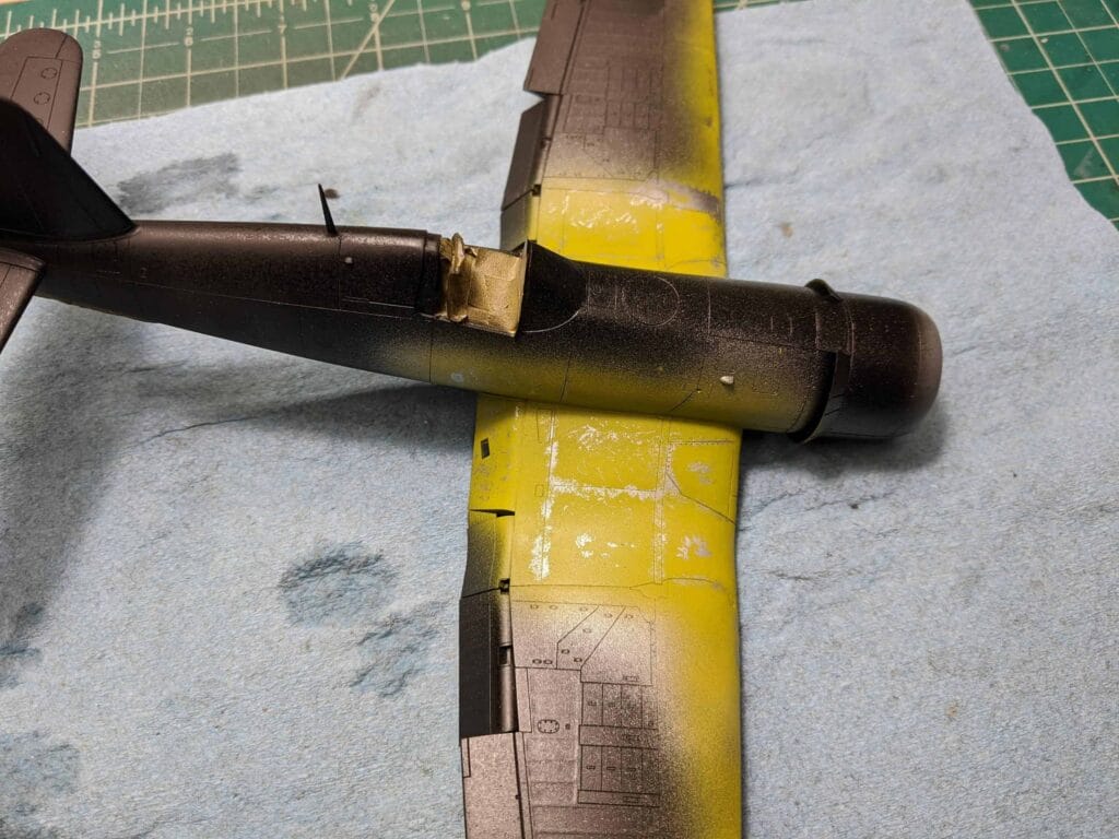 Tamiya F4U-1D Chipping