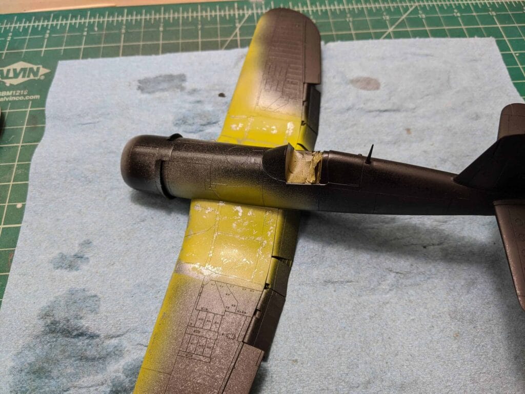 Tamiya F4U-1D Chipping