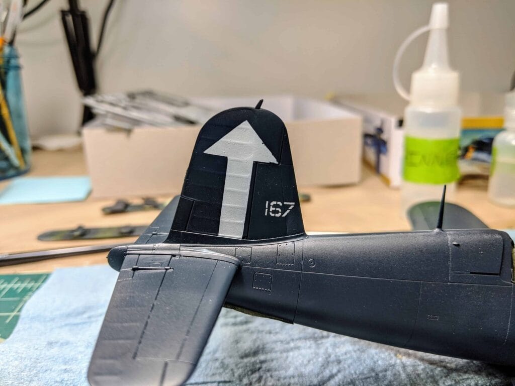 Tamiya F4U-1D Tail