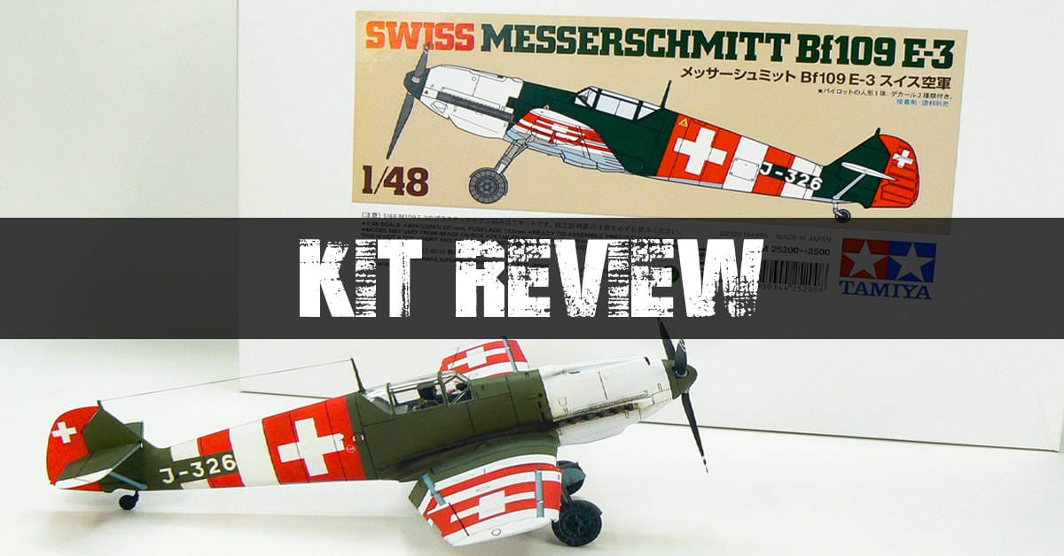 Tamiya Swiss Bf109 E-3 Kit Review